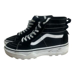 Vans Sentry Sk8-Hi Wafflecup Suede Women Size 6.5 Skate Shoes Black ULTRA CUSH